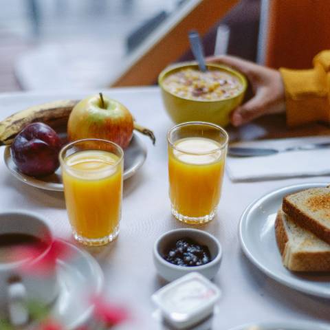 Desayuno con productos regionales en Pichi Rincón